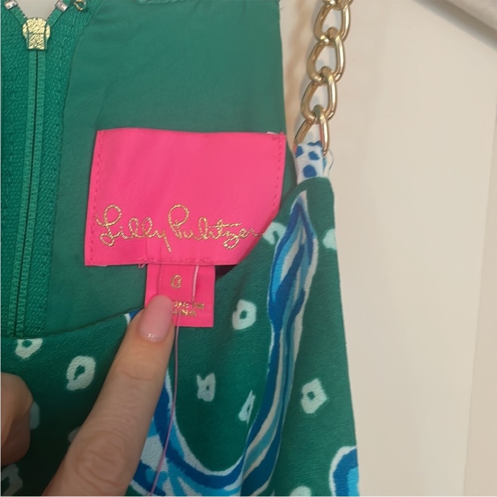 🛑🛑RARE 🐆Lilly Pulitzer On The Prowl Romper - Picture 7 of 9